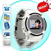 Dual SIM Cell Phone Watch (Quadband, Touchscreen)